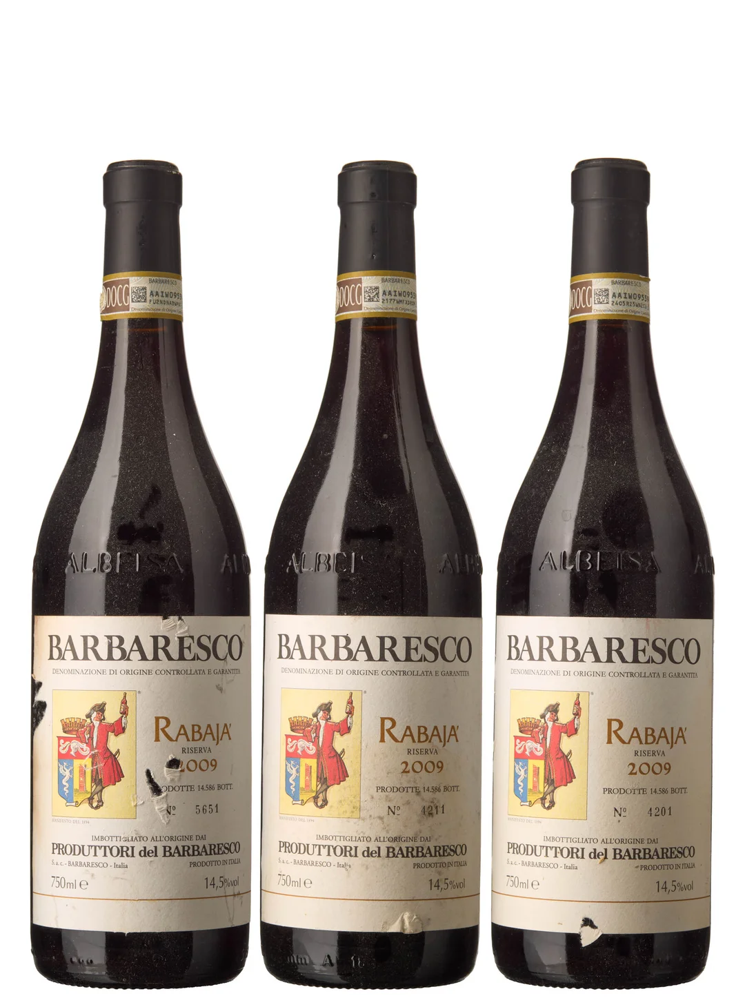3 x Barbaresco Riserva Rabaja 2009, Produttori del Barbaresco — 3 x Barbaresco Riserva Rabaja 2009, Produttori del Barbaresco — Vin/Vin — Blomqvist