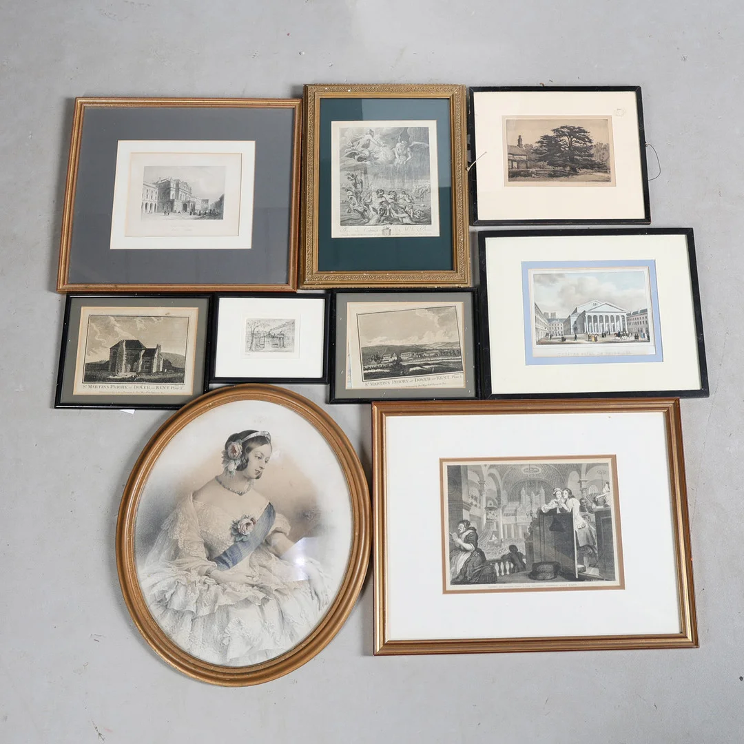 A COLLECTION OF 18TH CENTURY AND LATER ENGRAVINGS, ETCHINGS ETC (9). — Engravings & Prints — Bishop & Miller