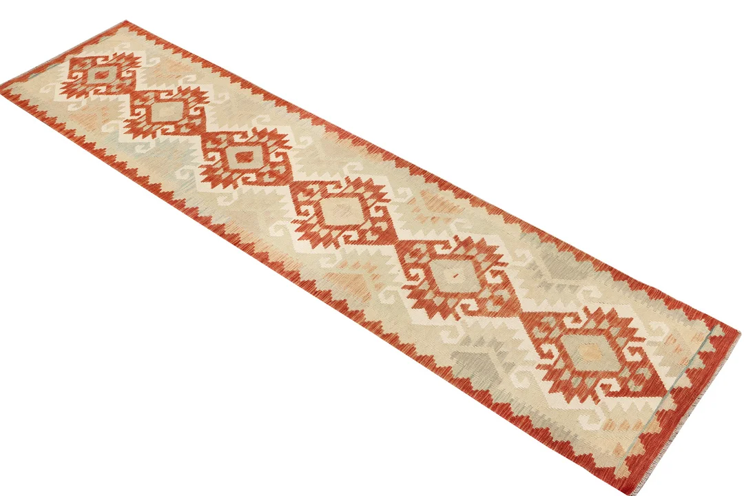 MATTA, kelim afghan, 303X76 cm. — Oriental Carpets & Textiles — Formstad Auktioner