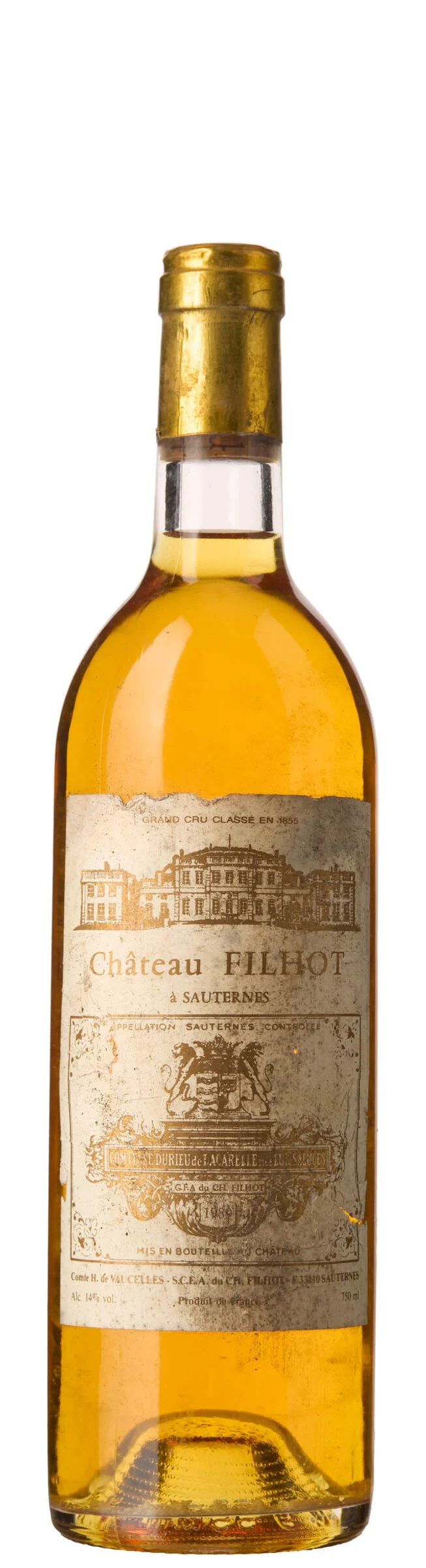 1 x Chateau Filhot 1989 — 1 x Chateau Filhot 1989 — Vin/Vin — Blomqvist