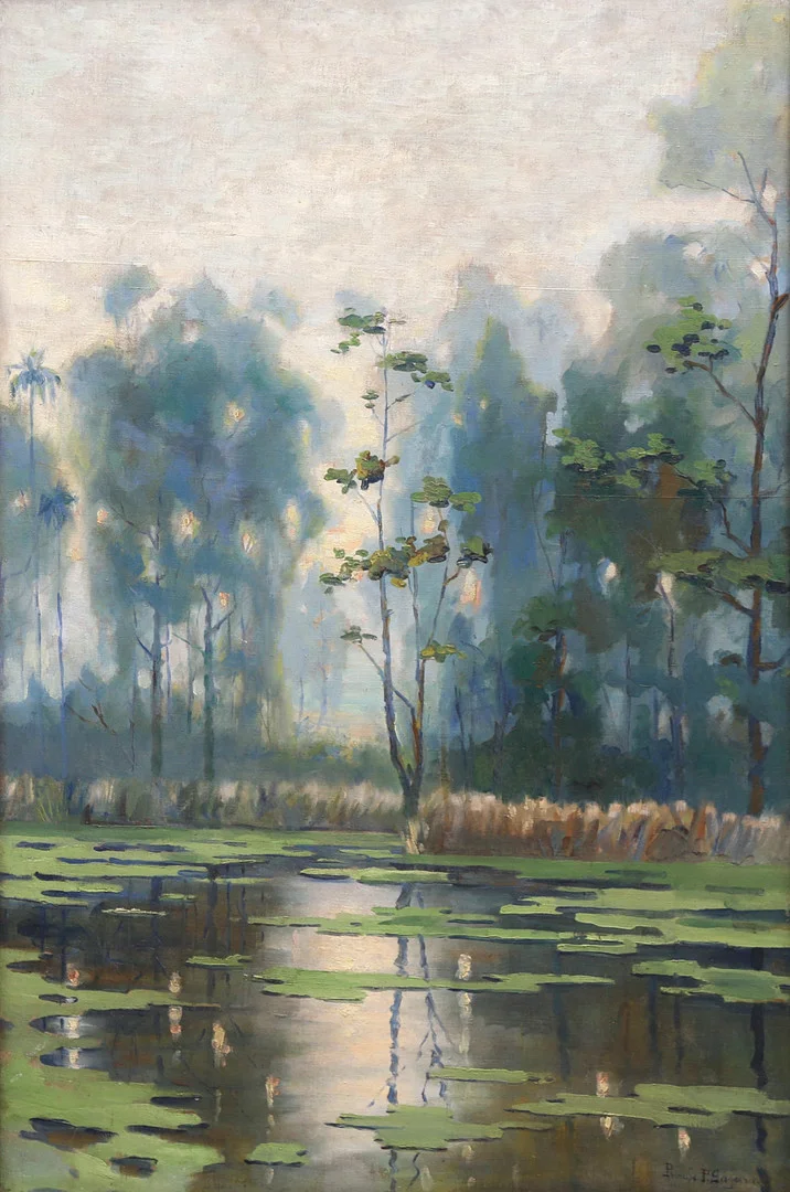 PRÍNCIPE PAULO GAGARIN. Lake landscape. — Paintings — Balclis