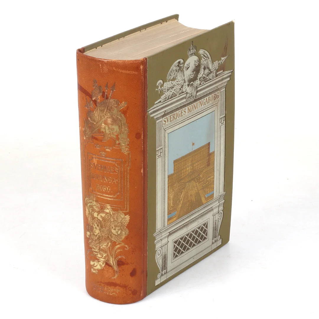 BOK, "Sveriges Konungabord", Herman A. Ring, Stockholm 1898. — Books — Stadsauktion Sundsvall