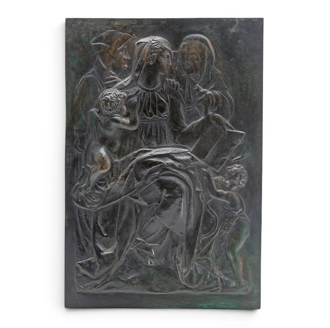 AFTER PIERINO DA VINCI. “Sacra conversazione”. — Sculptures & Bronzes — Balclis