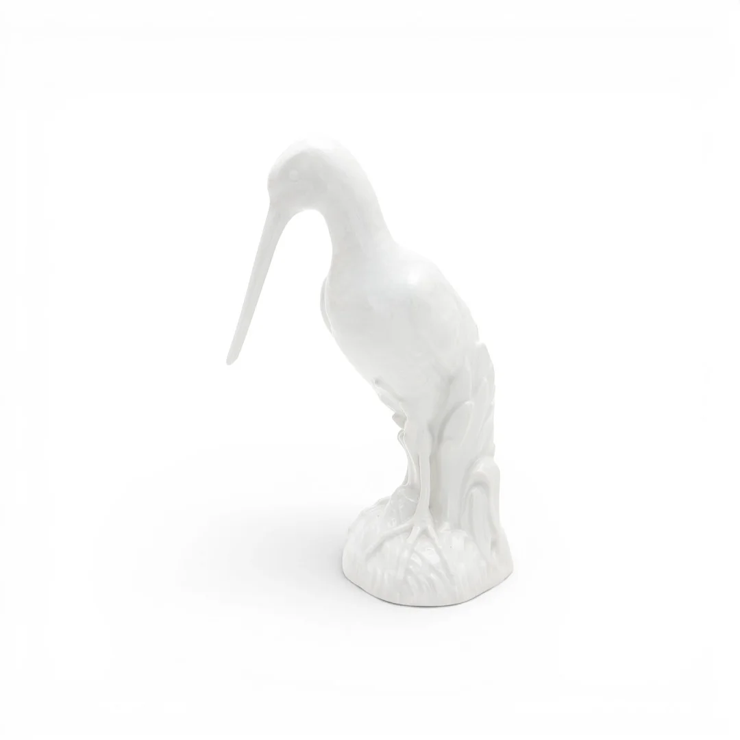 AFTER JOHANN BAPTIST PEDROZZI. "Snipe", glazed porcelain figure by KPM, 20th Century. — European — Balclis