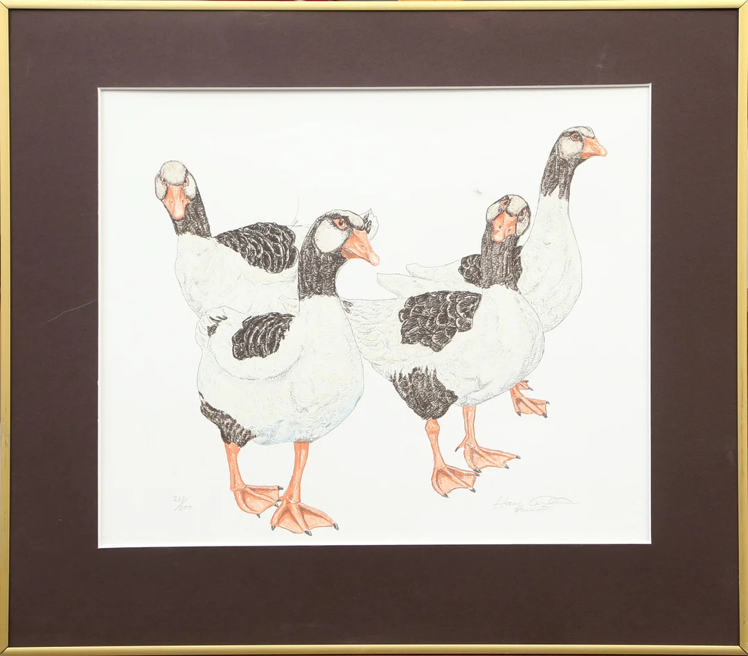 HASSE ANDERSSON. LITO, signerad. — Engravings & Prints — Kalmar Auktionsverk