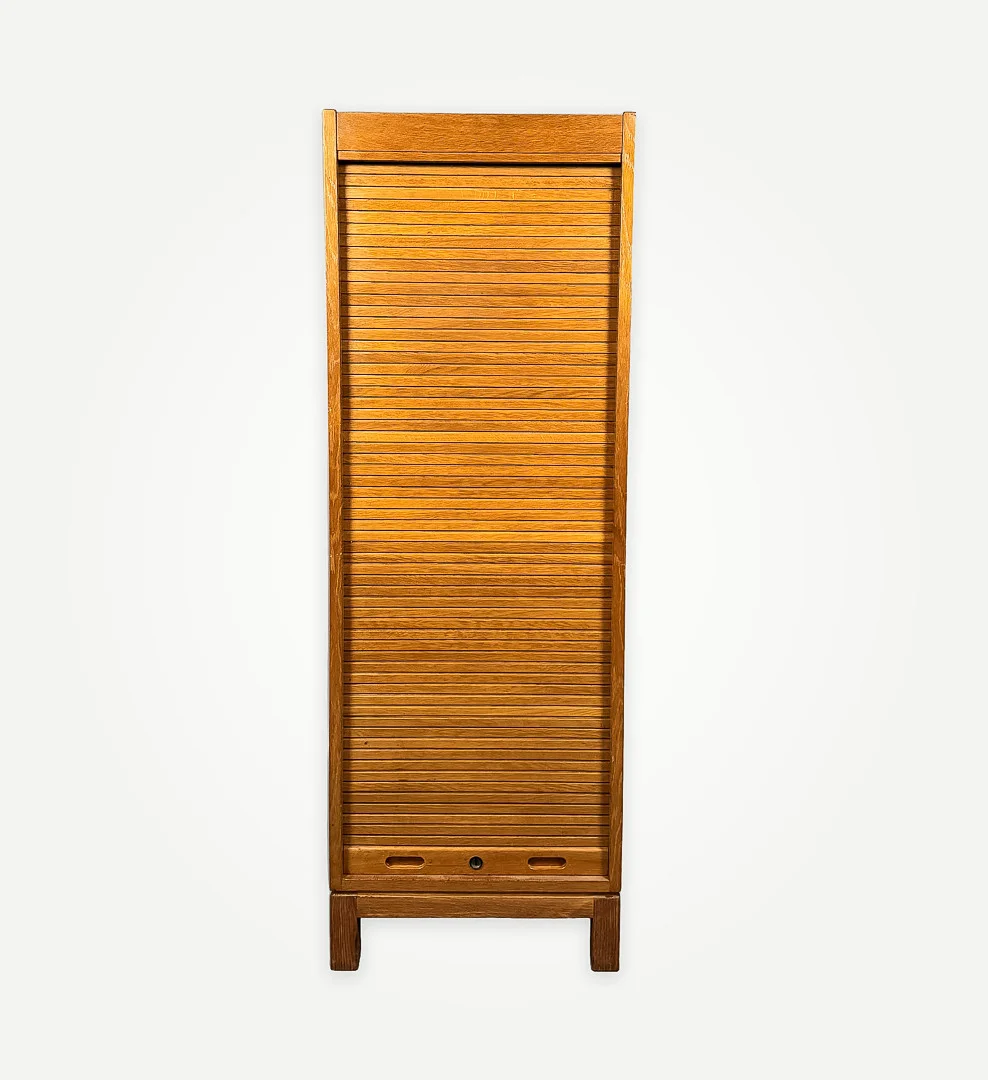 ARKIVSKÅP med jalusi, Tranås, 1900-tal. — Cupboards, Cabinets & Shelves — Auktionshuset STO Bohuslän