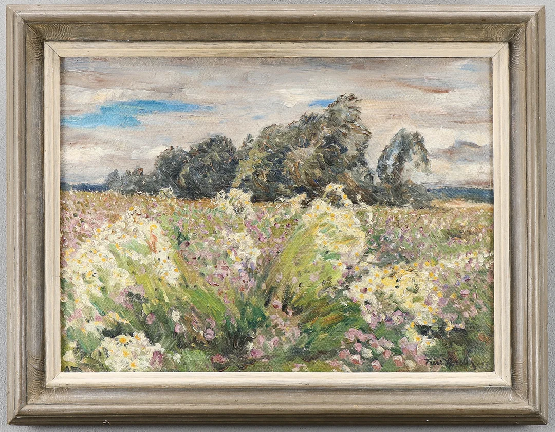 TURE ANDER. Olja på duk, signerad -33. — Paintings — Karlstad Hammarö Auktionsverk