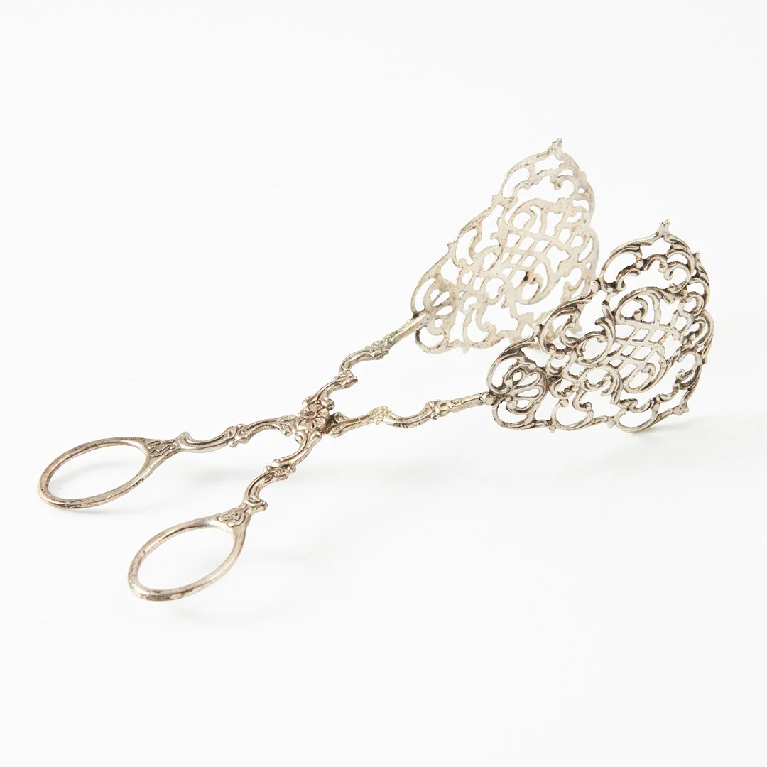 KAKTÅNG, silver, otydlig mästarstämpel, 1960. — Silver — Stockholms Auktionsverk Magasin 5