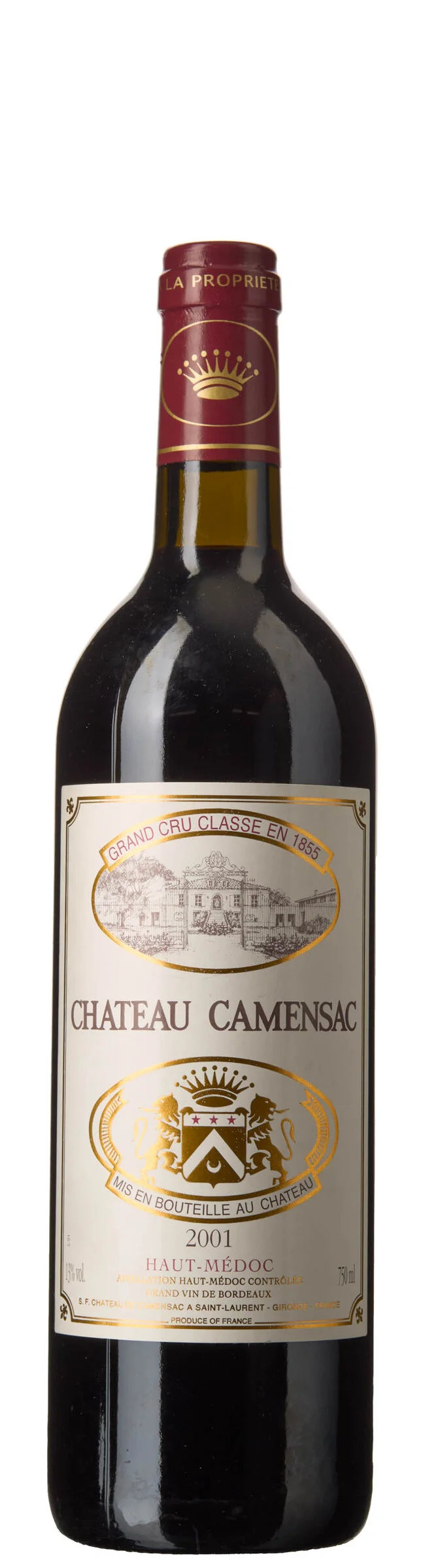 1 x Chateau Camensac 2001 — 1 x Chateau Camensac 2001 — Vin/Vin — Blomqvist
