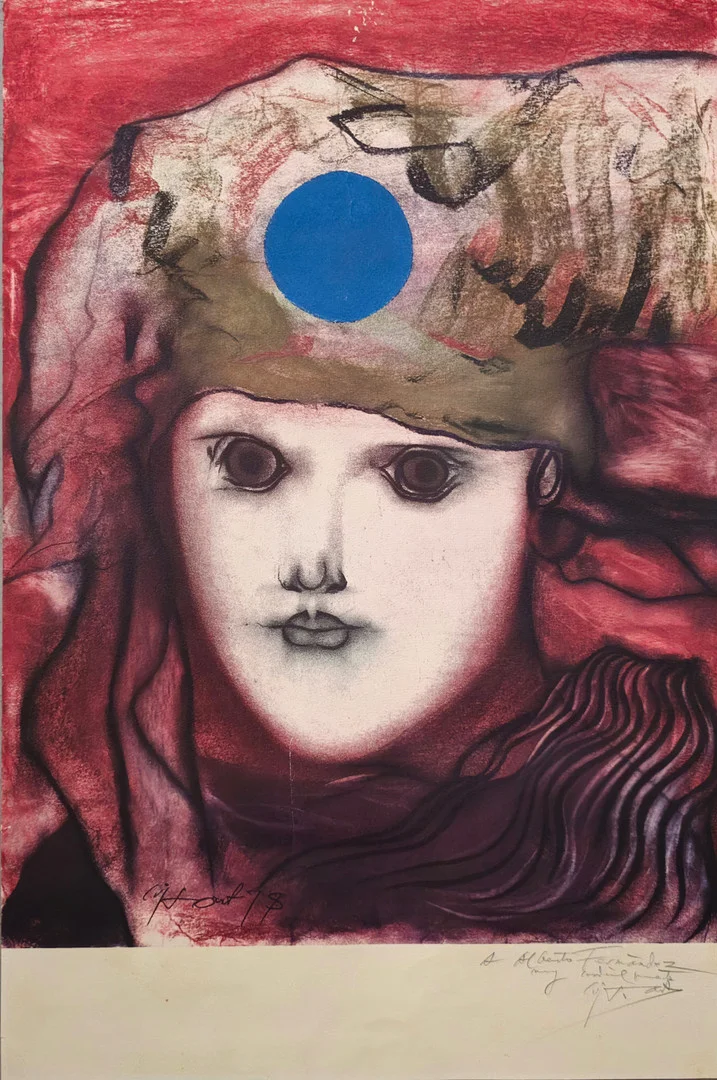 MODEST CUIXART. Rostro femenino. — Engravings & Prints — Barcelona Auctions