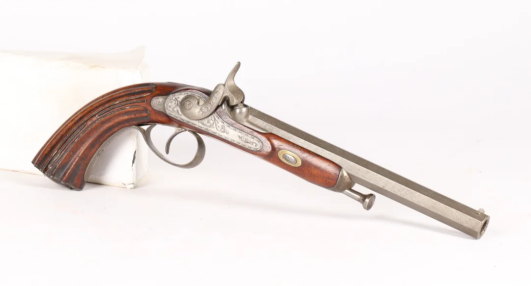 Belgian Flobert pistol, 1860s — Hunting, fishing, arms and militaria/Militaria and collectible arms — Lauritz