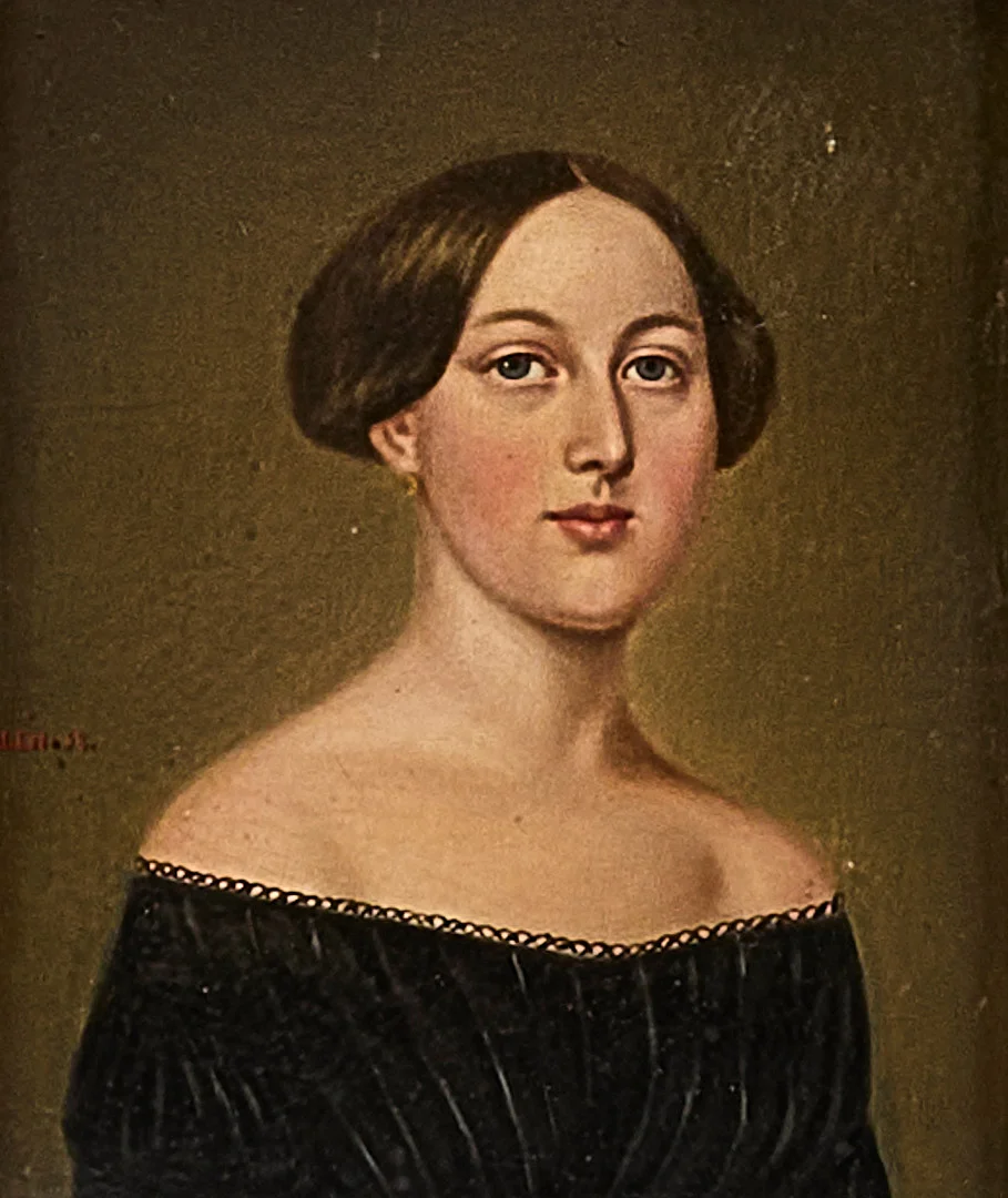 ELISE ARNBERG TALÉN. Oljemålning, Porträtt, signerad o daterad E Talén -52. — Paintings — Metropol Auktioner