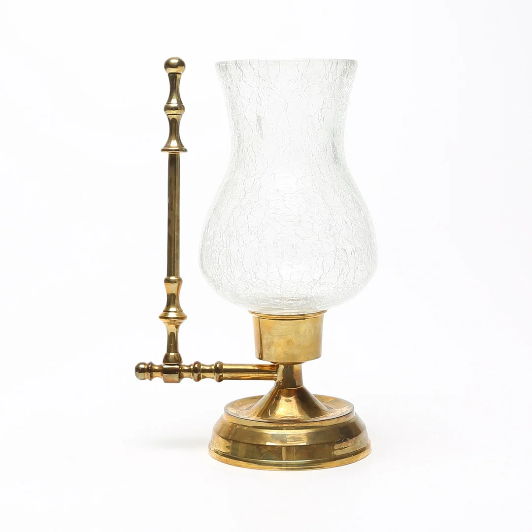 BORDSFOTOGENLAMPA, glas/metall. — Table Lamps — Kalmar Auktionsverk