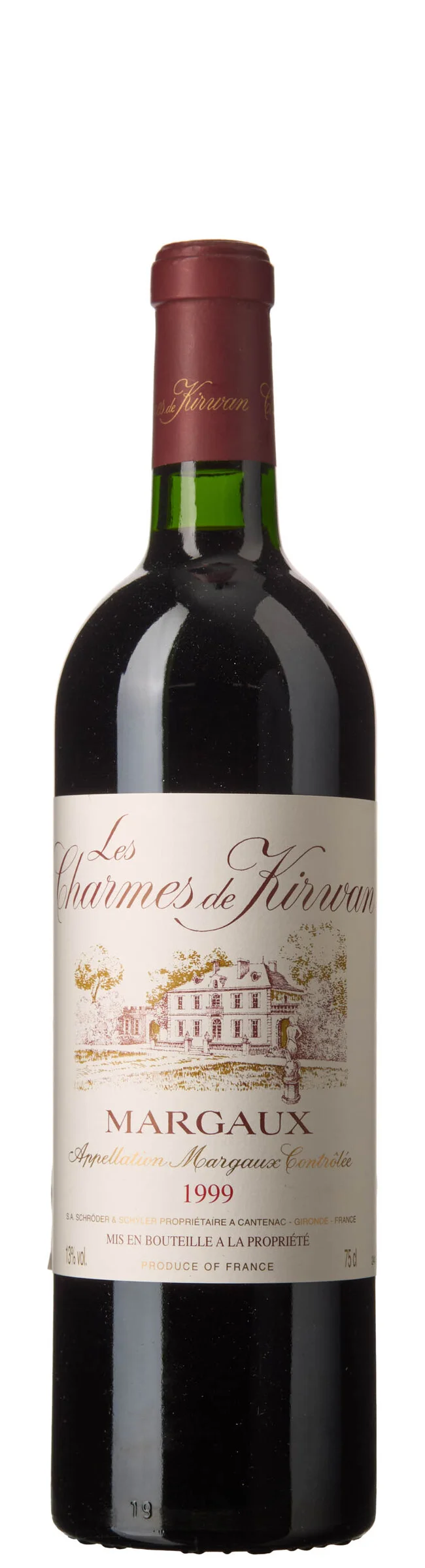 1 x Les Charmes de Kirwan 1999, Chateau Kirwan — 1 x Les Charmes de Kirwan 1999, Chateau Kirwan — Vin/Vin — Blomqvist