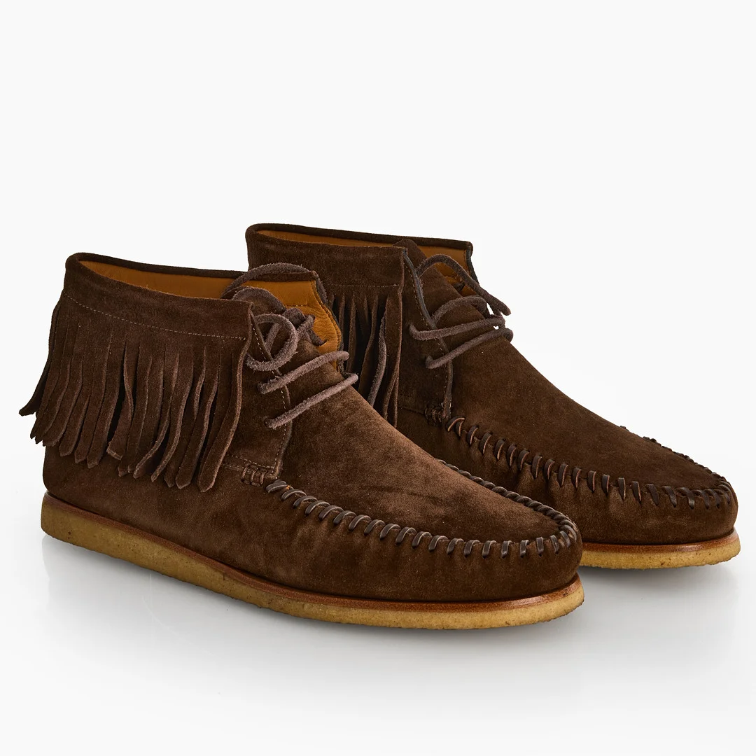 SAINT LAURENT, mockasiner, herr, mocka, storlek 45. — Vintage & Designer Fashion — Crafoord Auktioner Stockholm