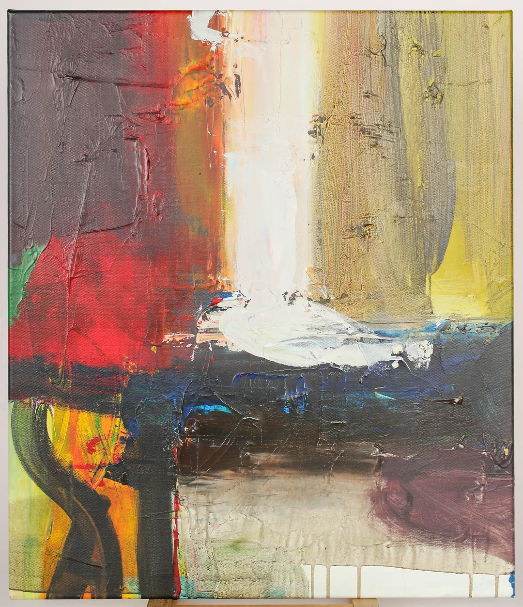 Sergei Sviatchenko. Composition 'More red than white I' — Paintings and sculptures/Modern pictorial arts — Lauritz