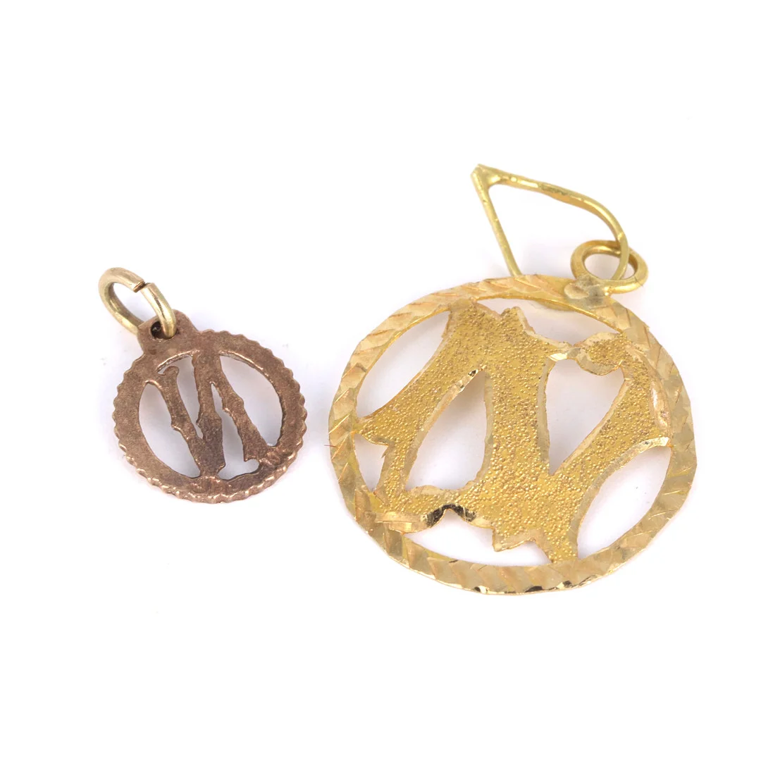 HIGH CT GOLD PENDANTS. — Brooches & Pendants — Chalkwell Auctions