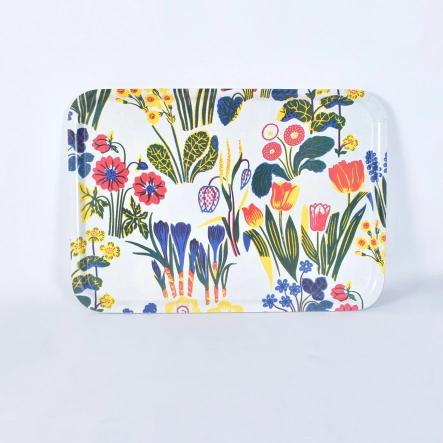 BRICKA, "Tulpaner", design Josef Frank, Firma Svenskt Tenn. — Miscellaneous — Halmstads Auktionskammare