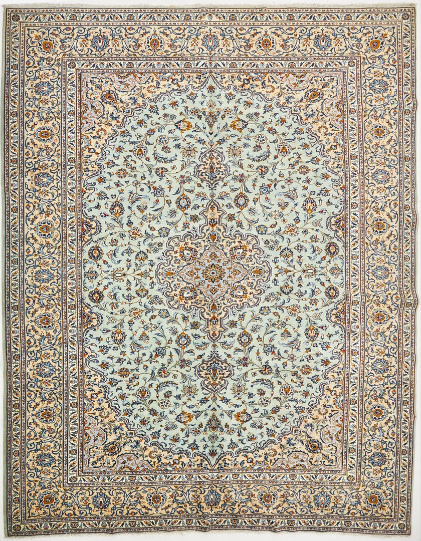 ORIENTMATTA, Keshan, 390x303. — Oriental Carpets & Textiles — Stockholms Auktionsverk Sickla