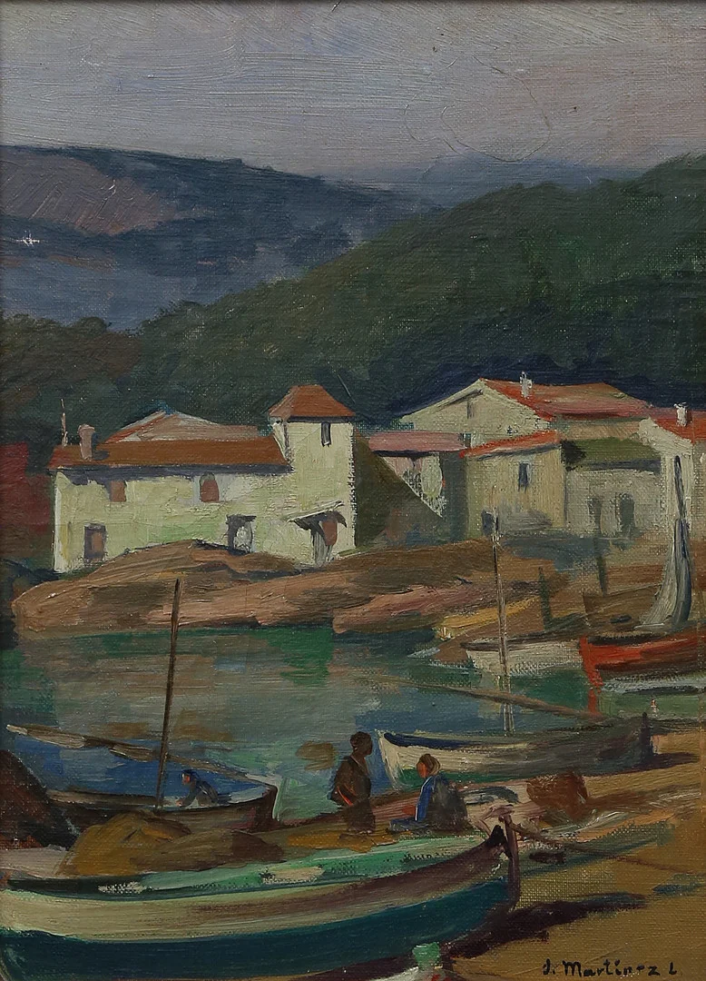 JOSEP MARTÍNEZ LOZANO. Seaside view. — Paintings — Balclis