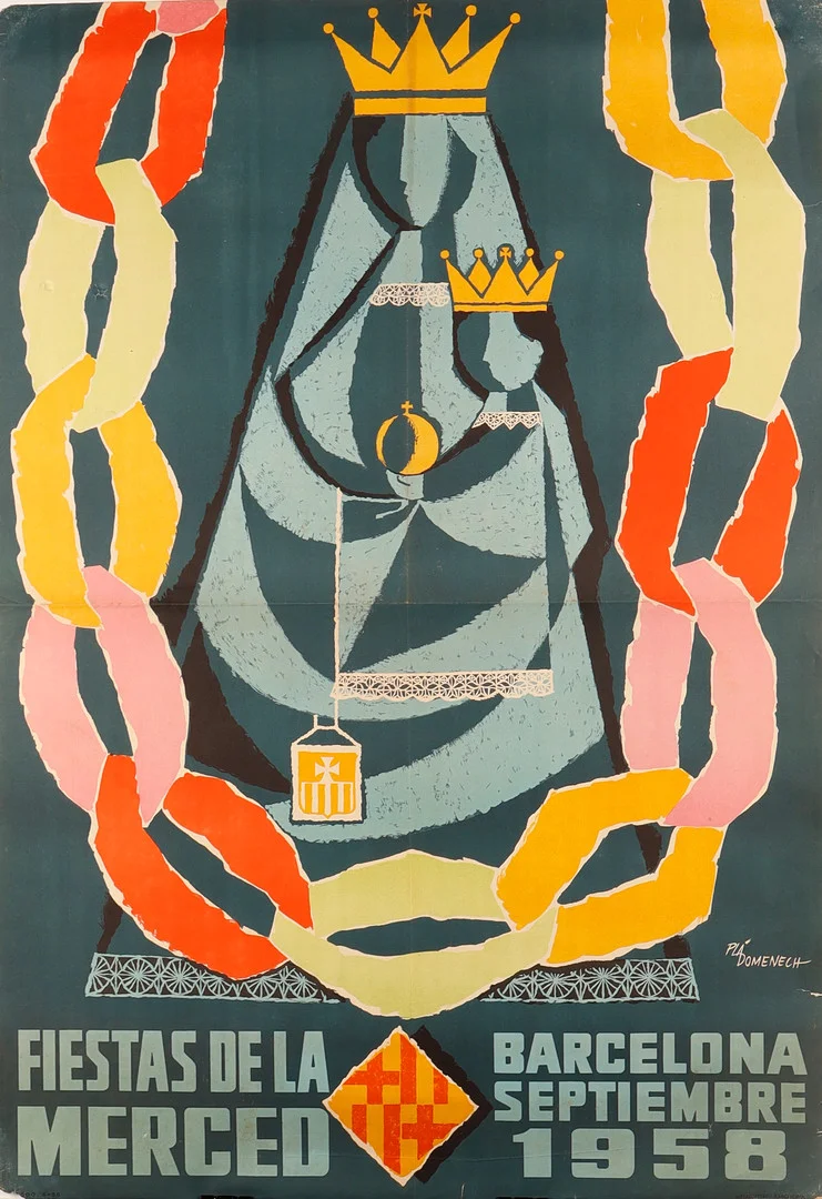 JORDI PLA DOMÉNECH. "Fiestas de la Merced. Barcelona. Septiembre. 1958". — Engravings & Prints — Barcelona Auctions
