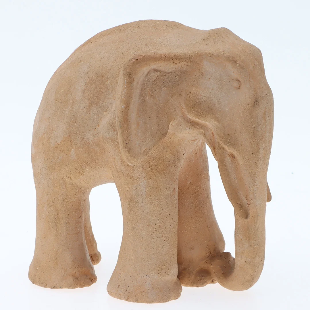 ÅKE HOLM. Skulptur, elefant, stengods, signerad. — European — Ekenbergs Auktioner