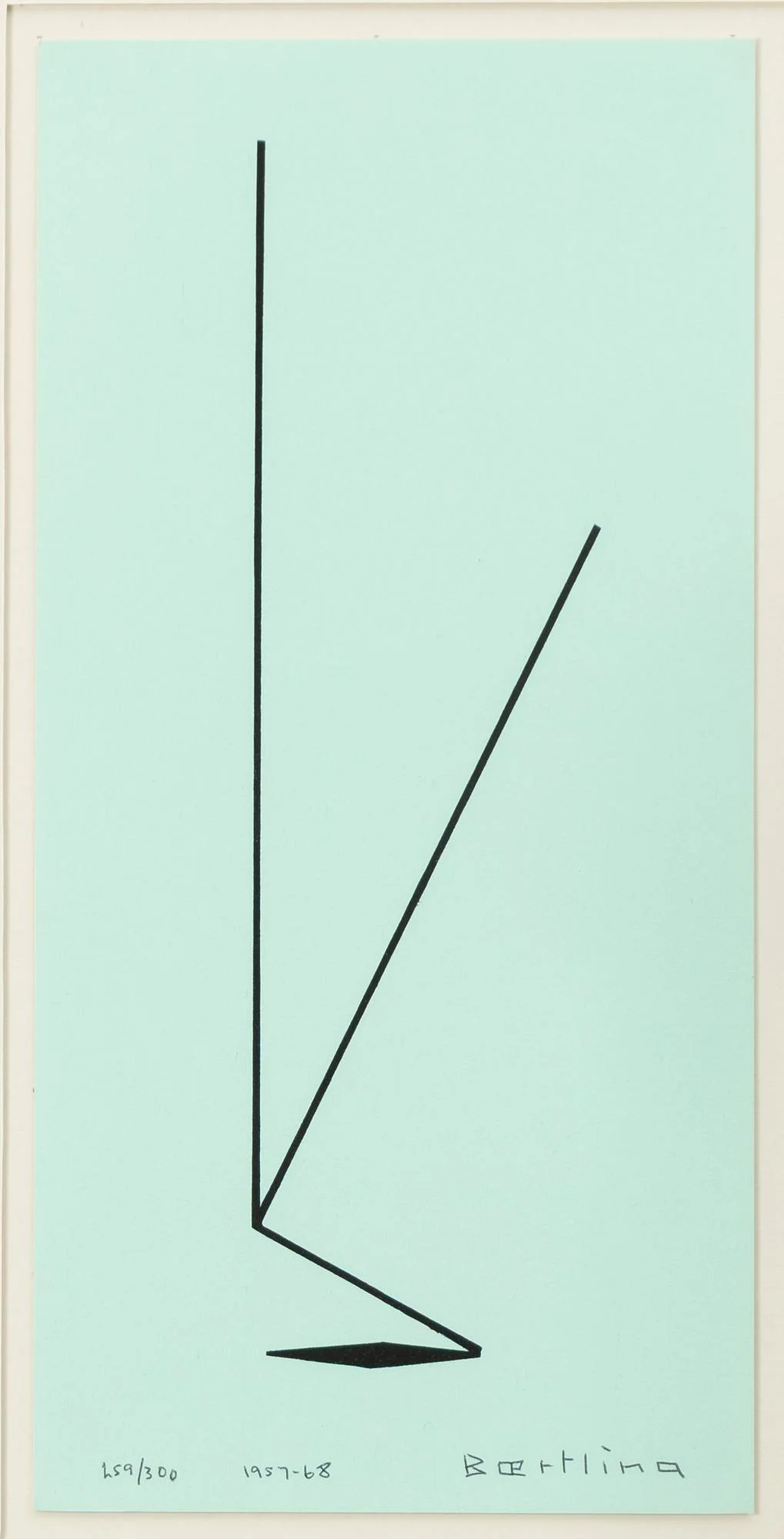 Olle Bærtling, "Kero". Ur sviten: "The Angles of Open Form Infinite Space from Cinètisme to Open Form 1949 - 1968". — Konst/Grafik — Bukowskis