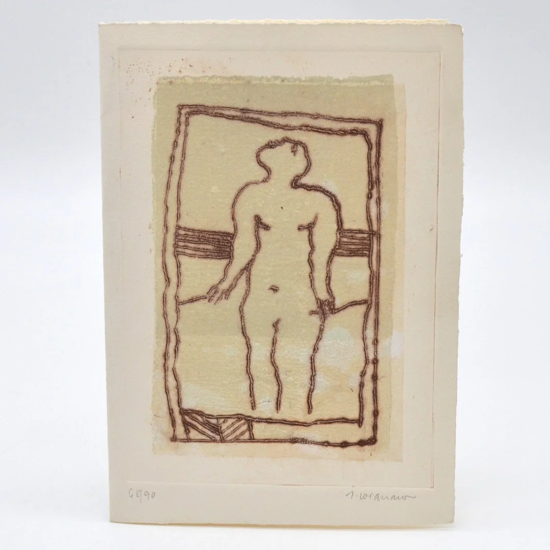 JAMES COIGNARD. "NU" NACKT, 1995, 68. VON 90, KALTNADELRADIERUNG MIT MISCHTECHNIK, MIT HANDSIGNIERUNG, CA. 14,5 X 20,5CM. — Engravings & Prints — Kunst- und Auktionshaus Kleinhenz