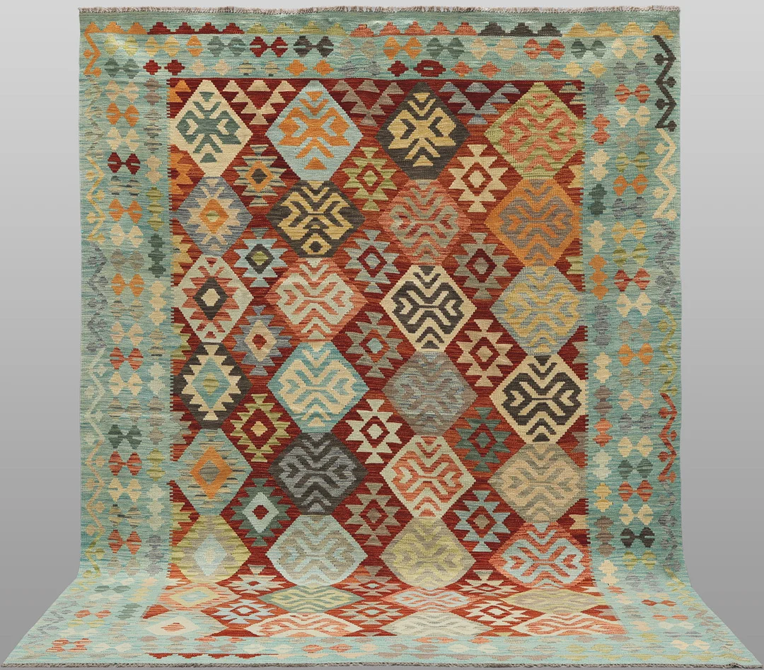 MATTA, Kelim, cirka 351 x 247 cm. — Oriental Carpets & Textiles — RA Auktionsverket Norrköping
