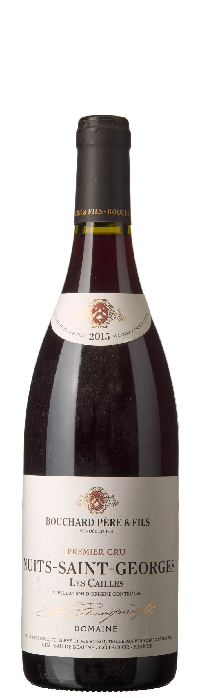1 x Nuits-Saint-Georges 1er Cru Les Cailles 2015, Domaine Bouchard Pere & Fils — 1 x Nuits-Saint-Georges 1er Cru Les Cailles 2015, Domaine Bouchard Pere & Fils — Vin/Vin — Blomqvist
