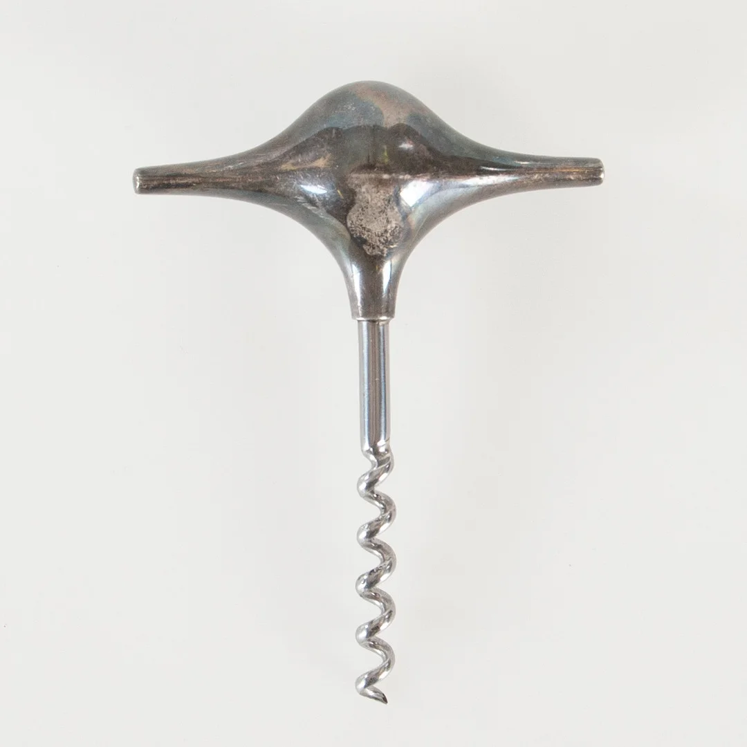 NANNA DITZEL. KORKSKRUV, modell nr 135, Georg Jensen, Danmark, sterlingsilver och stål. — Silver — Laholms Auktionskammare