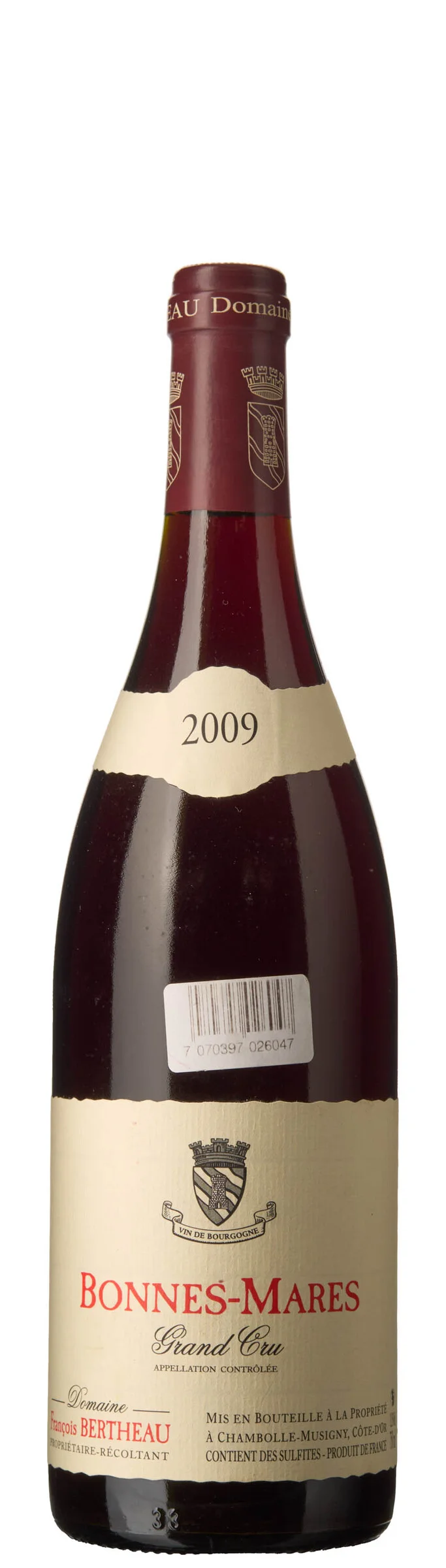 1 x Bonnes-Mares Grand Cru 2009, Francois Bertheau — 1 x Bonnes-Mares Grand Cru 2009, Francois Bertheau — Vin/Vin — Blomqvist