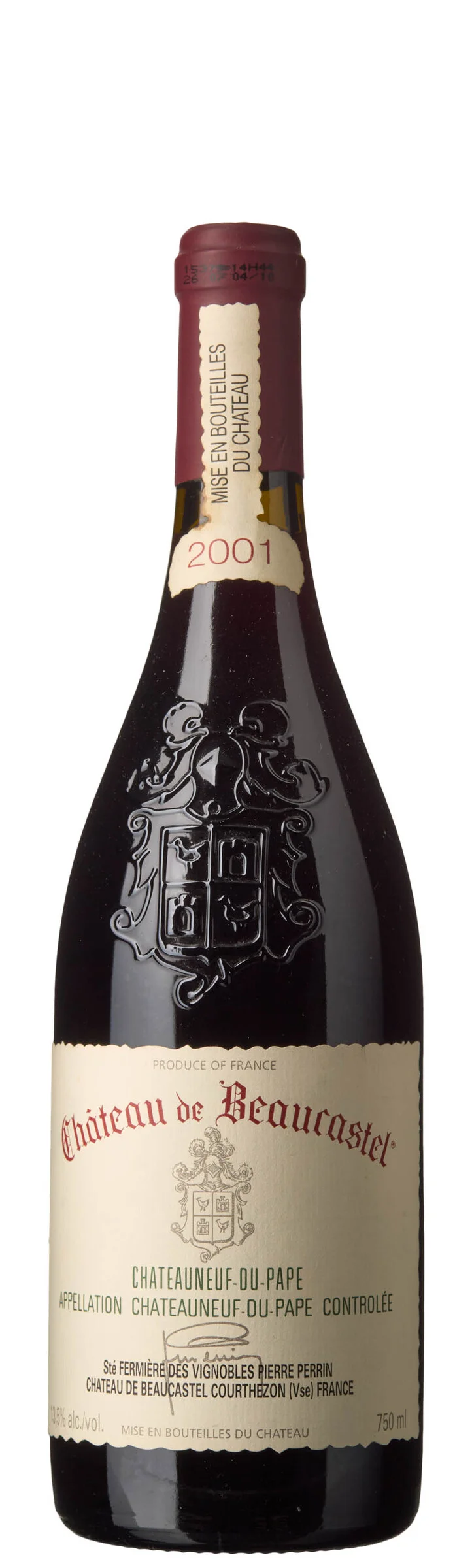 1 x Chateauneuf-du-Pape 2001, Chateau de Beaucastel — 1 x Chateauneuf-du-Pape 2001, Chateau de Beaucastel — Vin/Vin — Blomqvist
