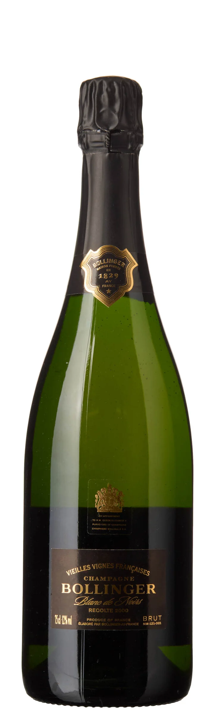 1 x Champagne Vieilles Vignes Francaises Blanc de Noirs Brut 2000, Bollinger — 1 x Champagne Vieilles Vignes Francaises Blanc de Noirs Brut 2000, Bollinger — Vin/Vin — Blomqvist