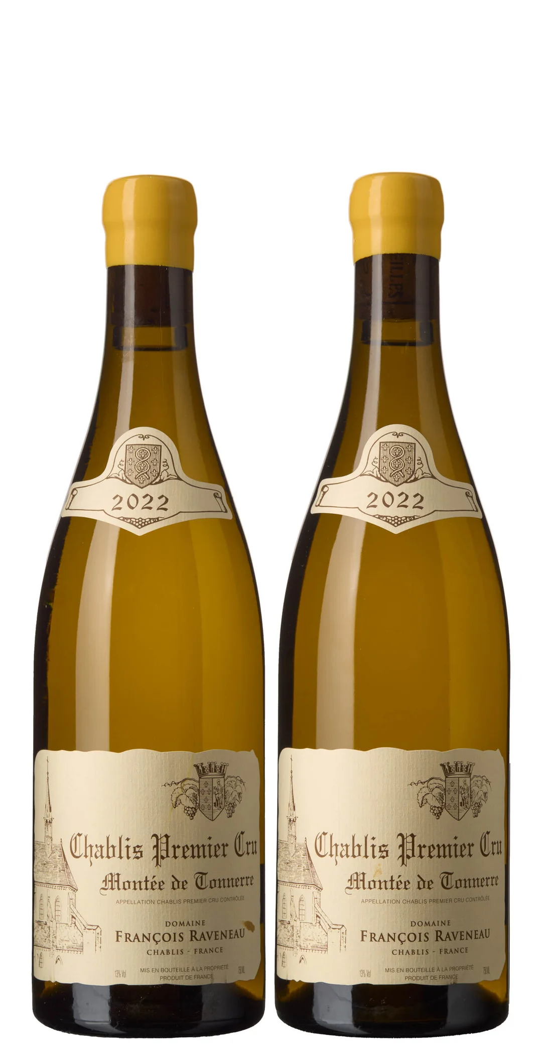 2 x Chablis 1er Cru Montee de Tonnerre 2022, Francois Raveneau — 2 x Chablis 1er Cru Montee de Tonnerre 2022, Francois Raveneau — Vin/Vin — Blomqvist