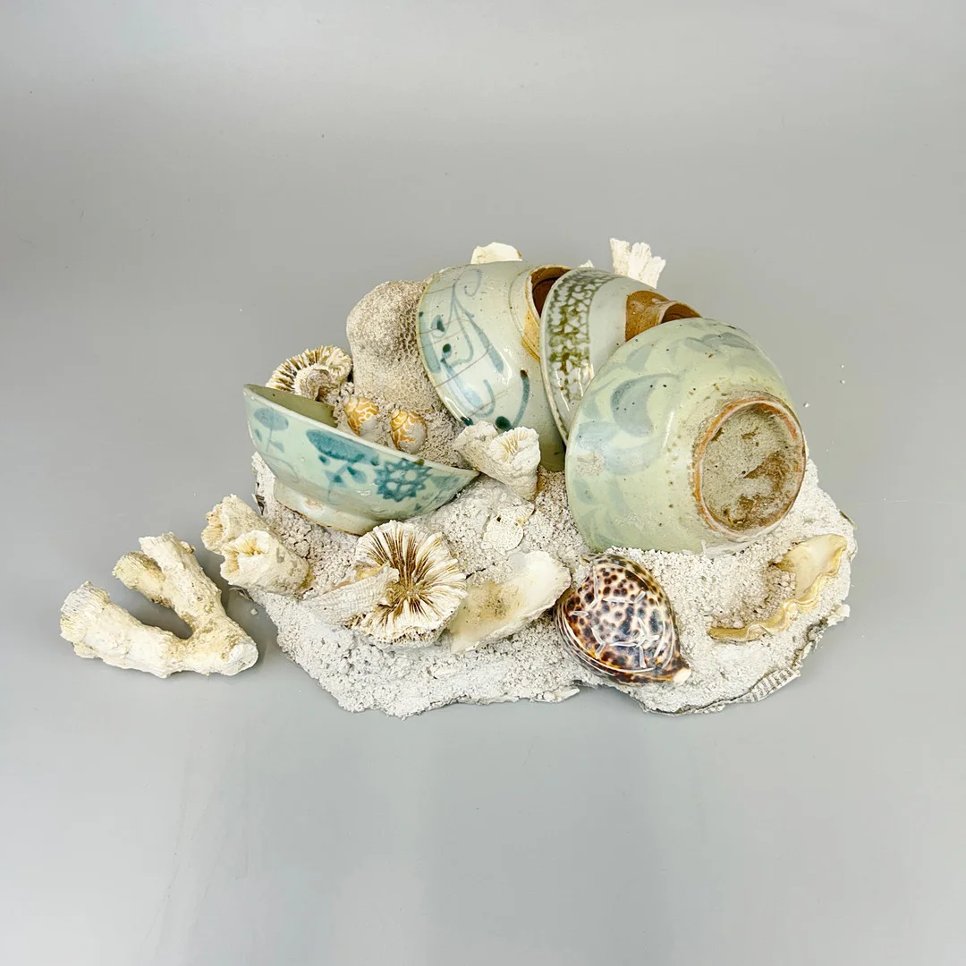 CHINESE PORCELAIN & SHELL SCULPTURE. — Other — Chalkwell Auctions