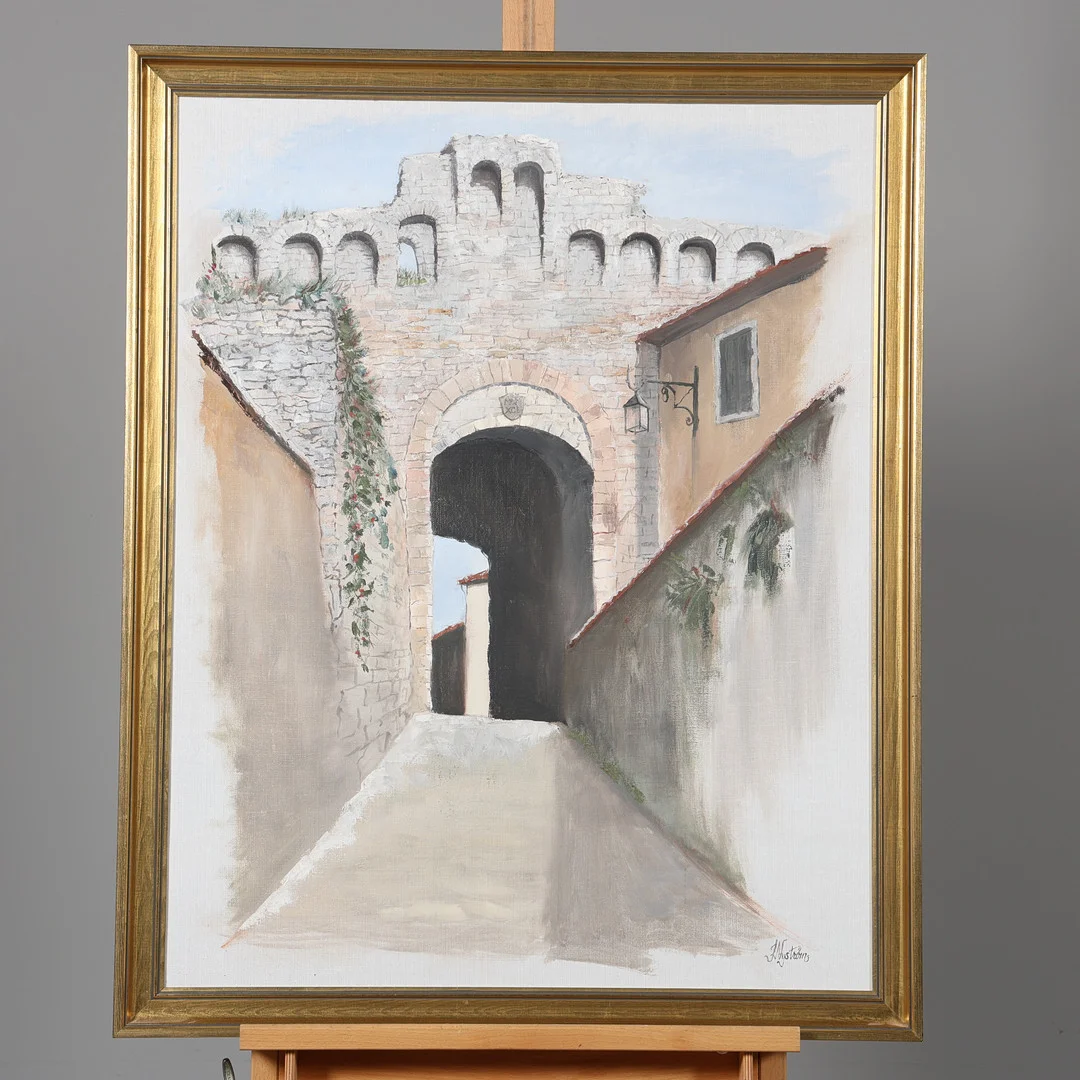 INGALILL NYSTRÖM. OLJA PÅ DUK, Signerad. — Paintings — Borås Auktionshall