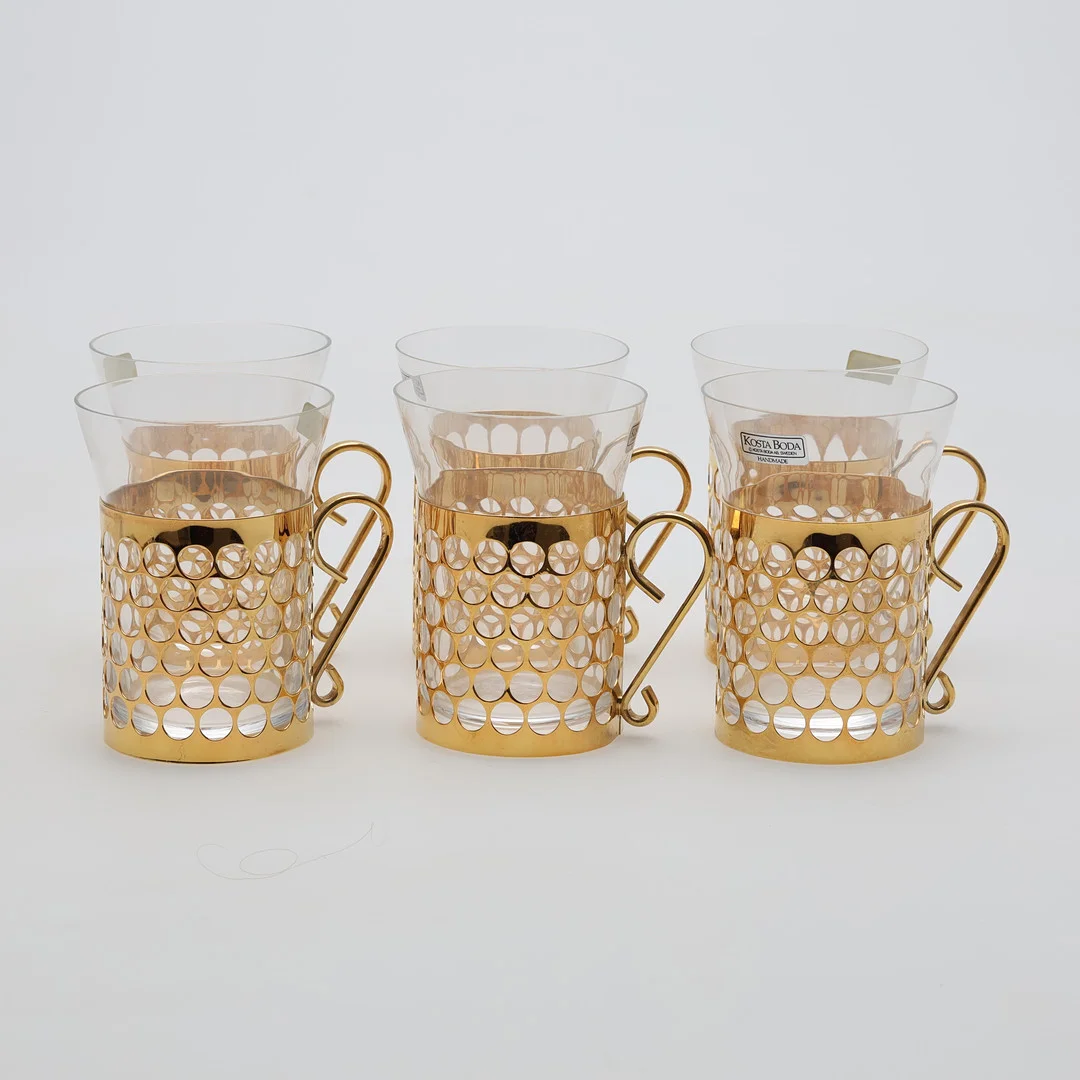 GLAS 6 st "irishcoffee" Kosta. — Tableware — Höörs Auktionshall