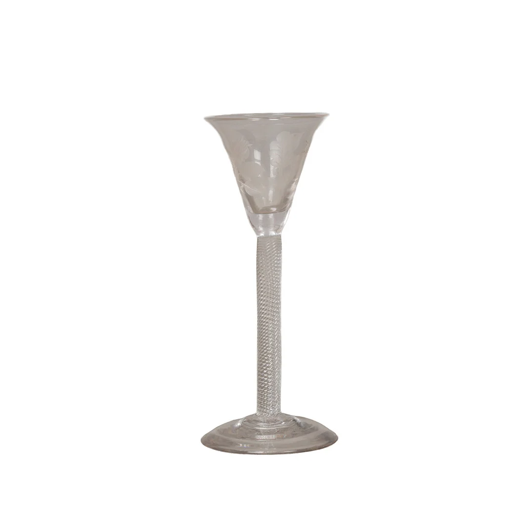 A GEORGE III WINE GLASS, CIRCA 1760. — Tableware — Bishop & Miller