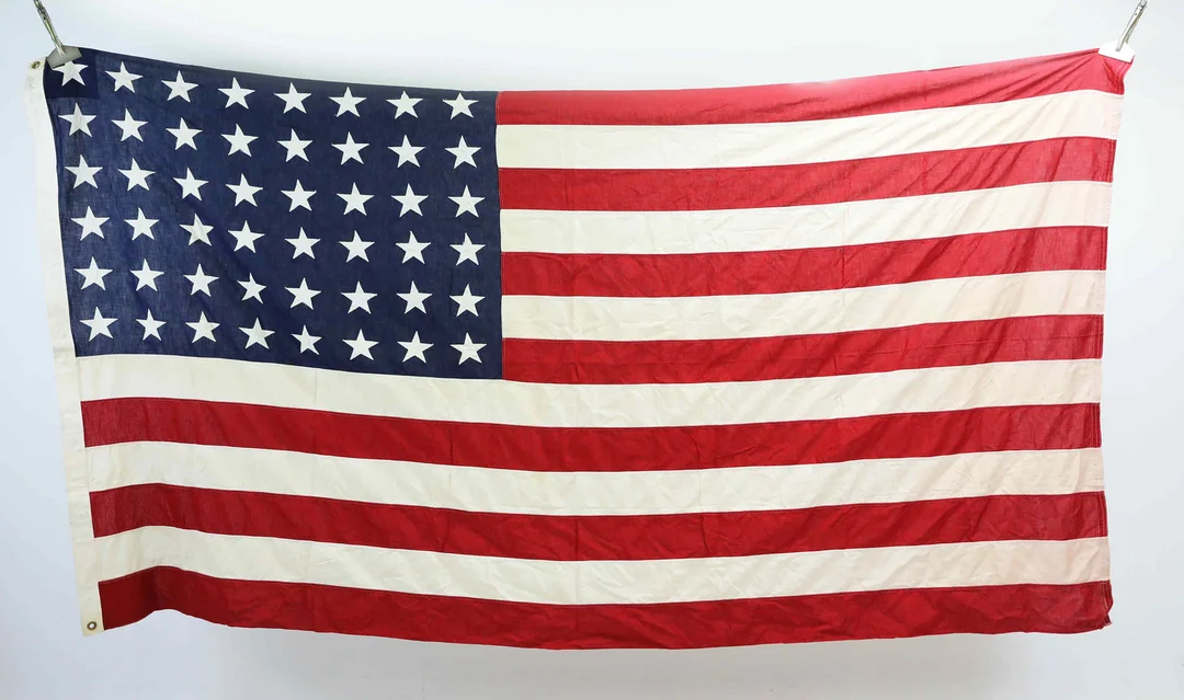 FLAGGA, Valley Forge Flag Co. USA, 1900-tal. — Textiles — Hälsinglands Auktionsverk