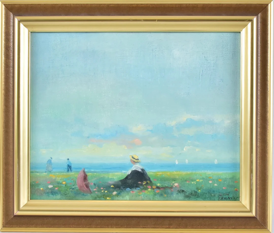 BENGT FRANSSON. Olja på duk. — Paintings — Halmstads Auktionskammare