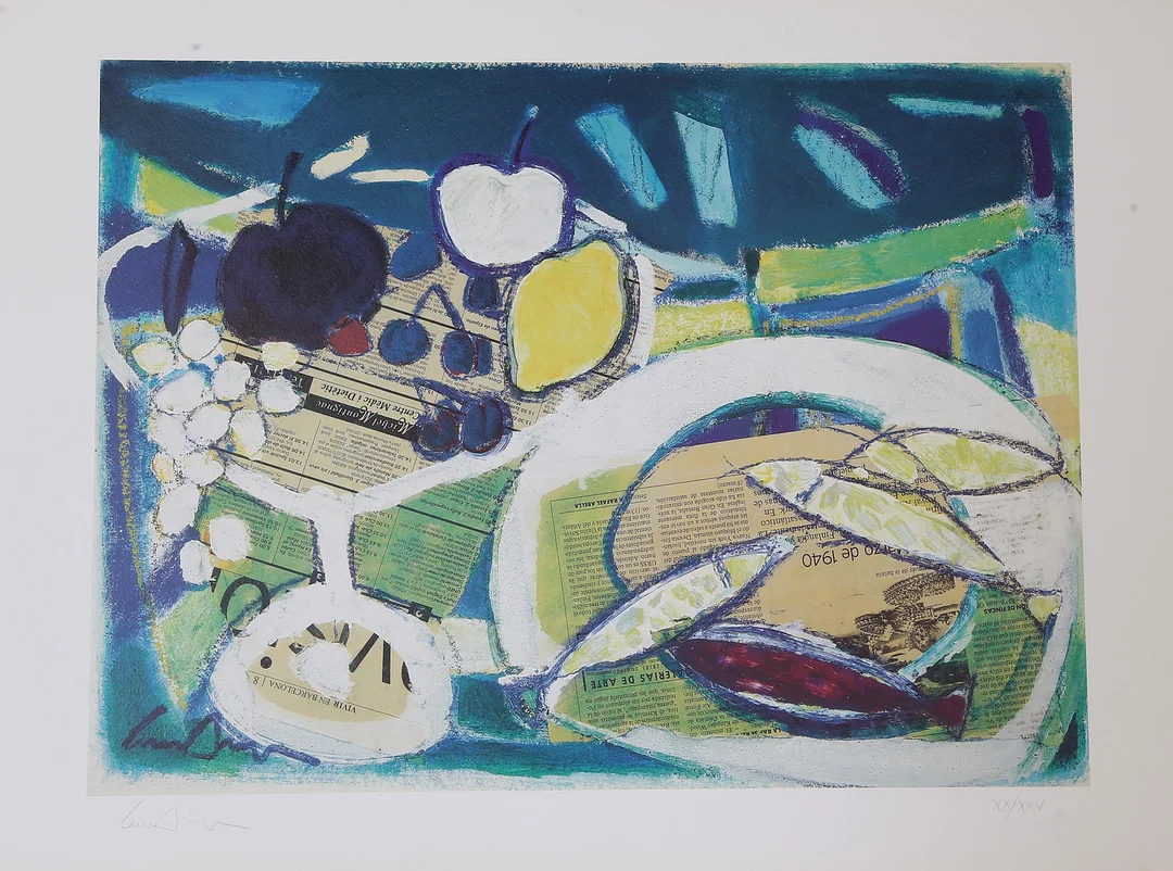 LLUÍS AMER. Still life. — Engravings & Prints — Balclis