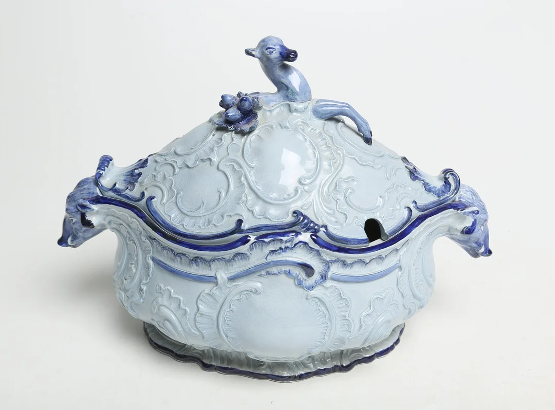 TERRIN, flintgods, Rörstrand, 1800-tal. — European — Kalmar Auktionsverk