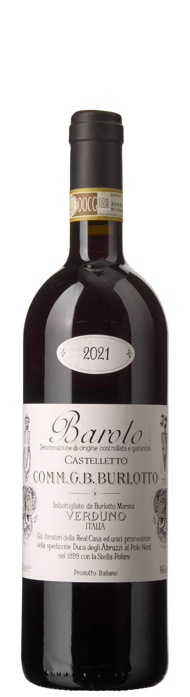 1 x Barolo Castelletto 2021, Comm. G.B. Burlotto — 1 x Barolo Castelletto 2021, Comm. G.B. Burlotto — Vin/Vin — Blomqvist