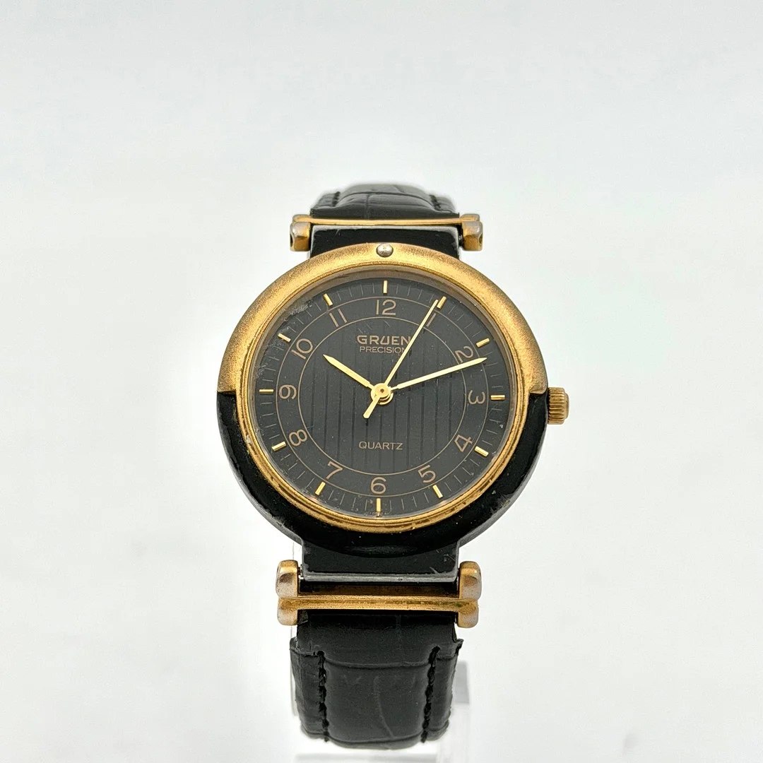 GRUEN PRECISION, armbandsur, quartz, stål. — Wristwatches — Skandia Auktion