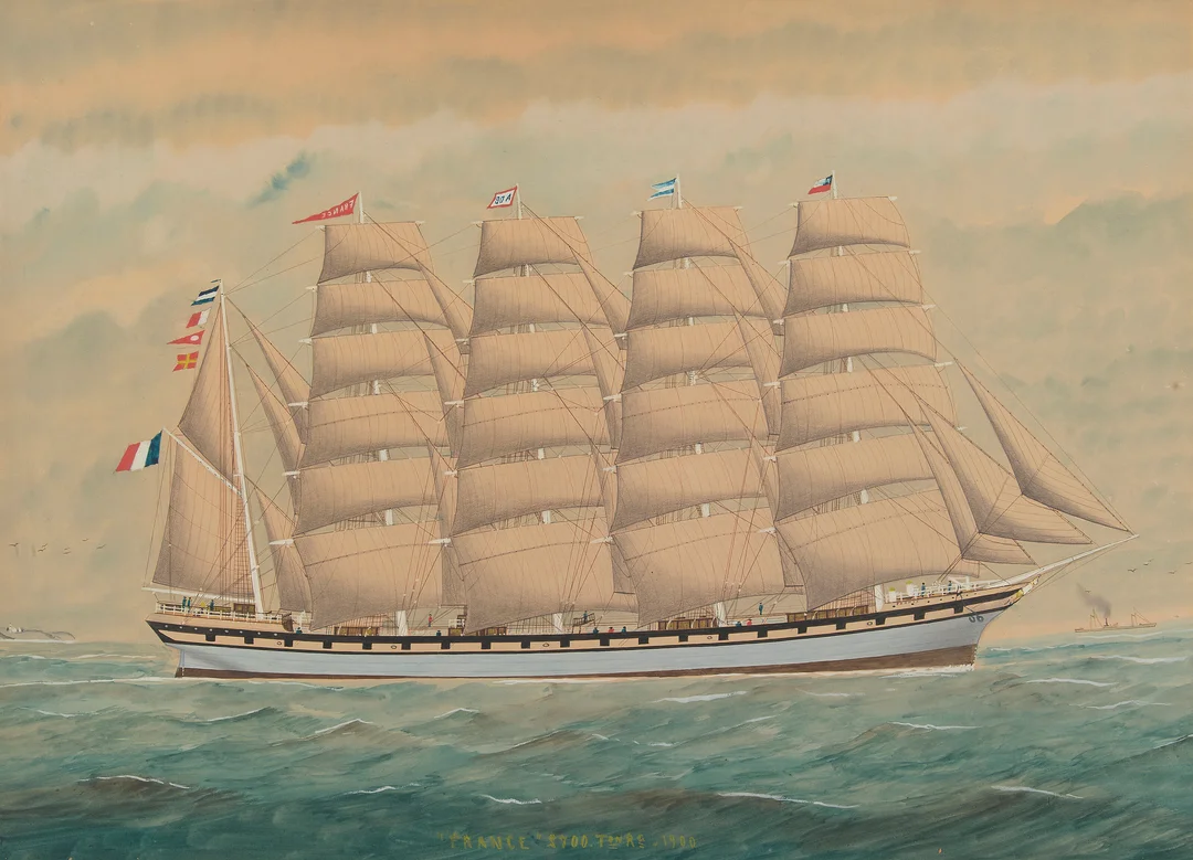 Uidentifisert kunstner — "France" 1900 — Kunst/Øvrig billedkunst — Blomqvist