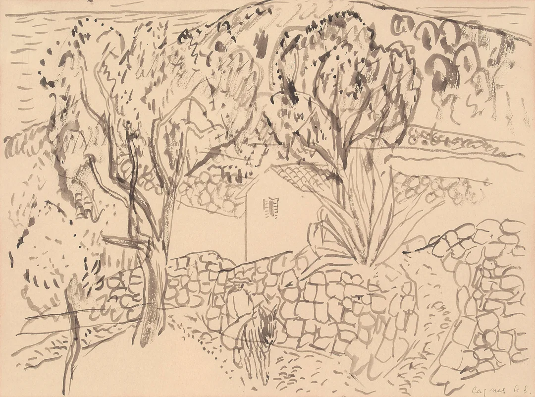 Schultz, Alexander — "La Turbie" — Kunst/Øvrig billedkunst — Blomqvist