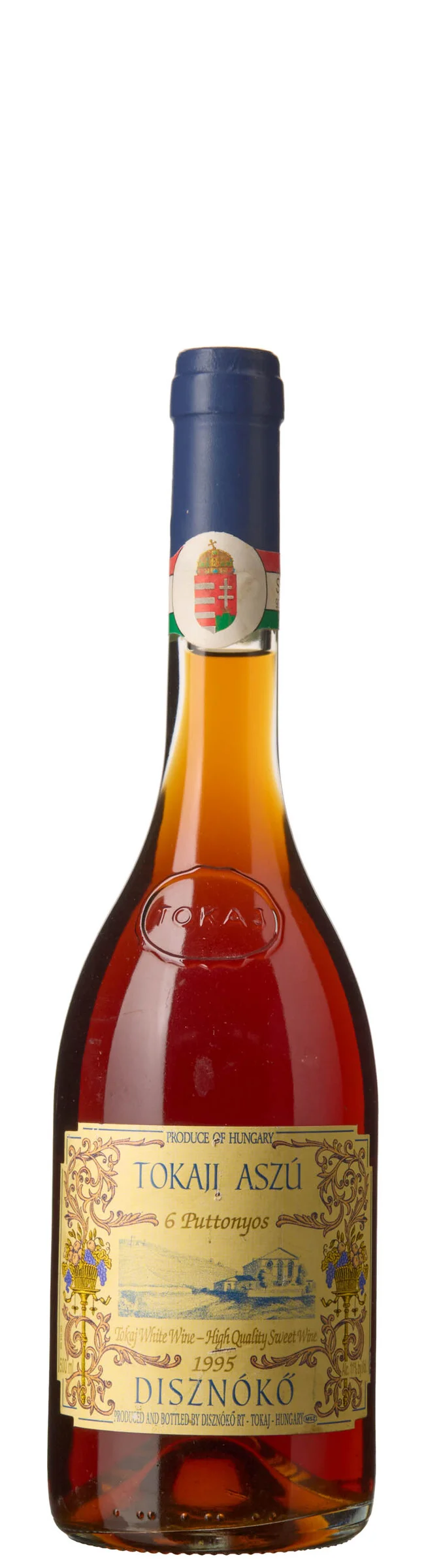 1 x 0,5 l Tokaji Aszu 6 Puttonyos 1995, Disznoko — 1 x 0,5 l Tokaji Aszu 6 Puttonyos 1995, Disznoko — Vin/Vin — Blomqvist