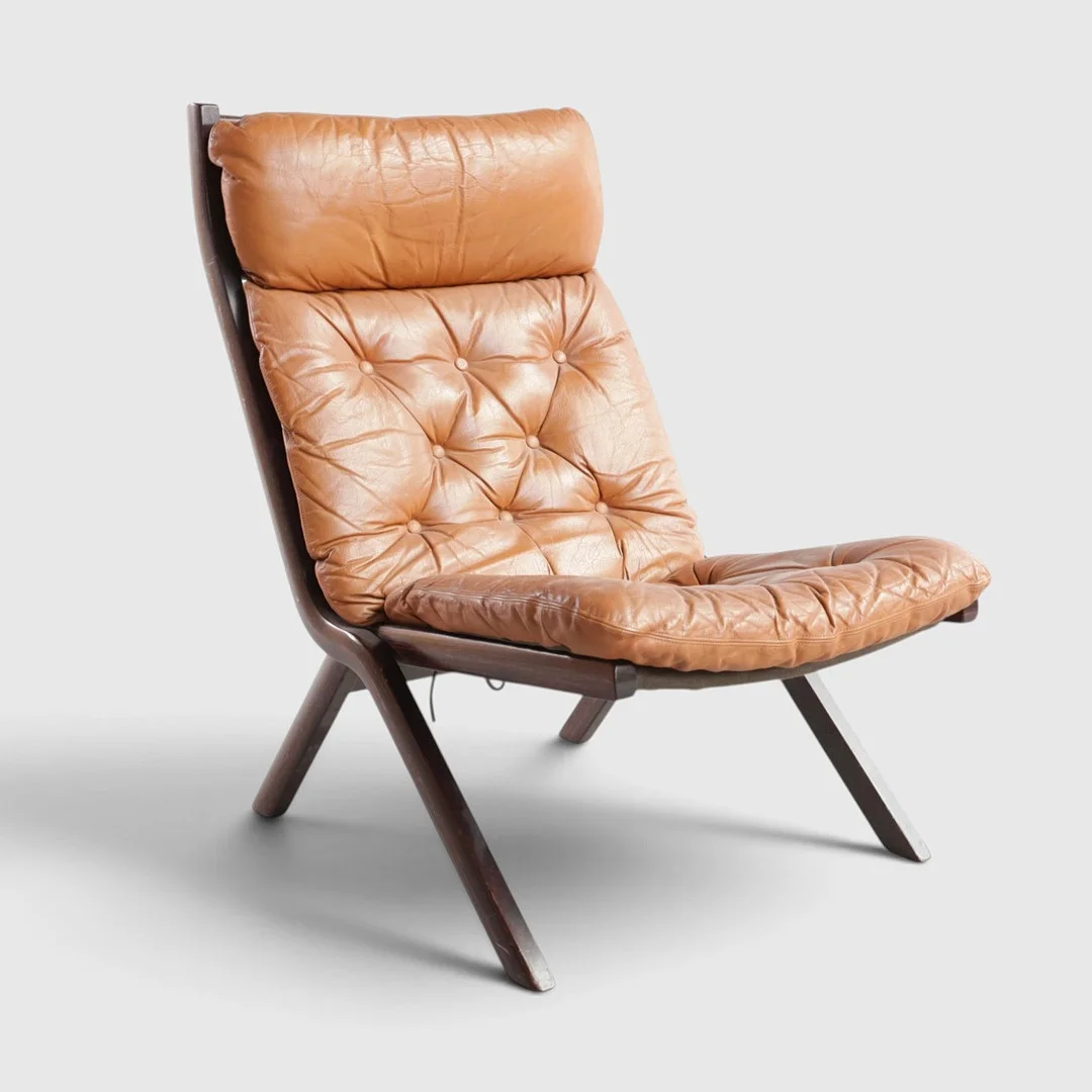 Lænestol "Uno" Ekornes, Norge, anden halvdel 20. århundrede. — Armchairs & Chairs — Woxholt Auktionshus