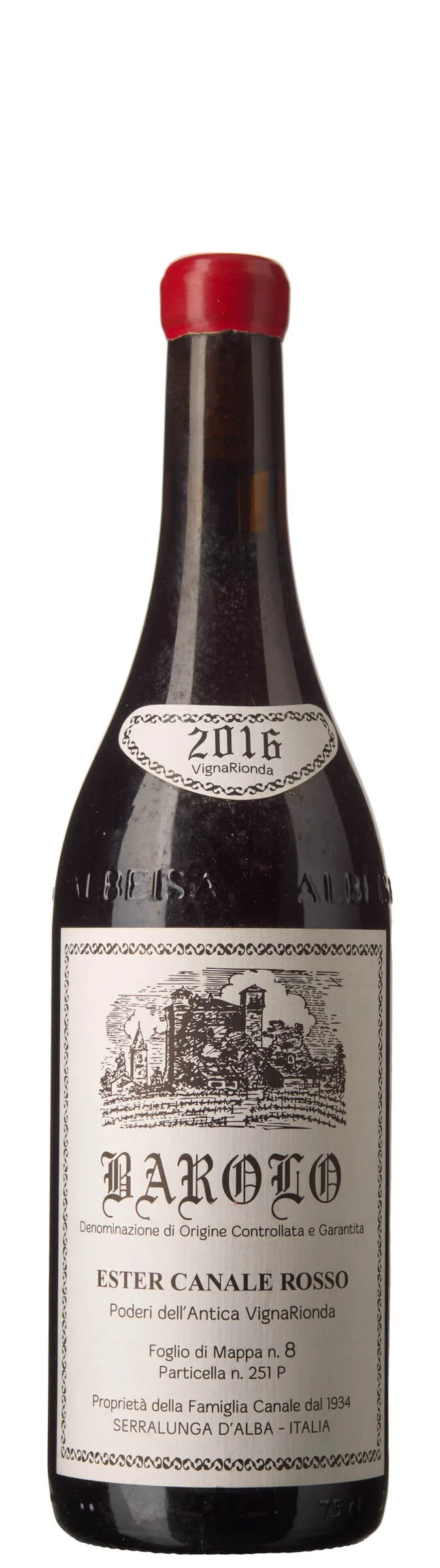 1 x Barolo Vigna Rionda Ester Canale Rosso 2016, Giovanni Rosso — 1 x Barolo Vigna Rionda Ester Canale Rosso 2016, Giovanni Rosso — Vin/Vin — Blomqvist